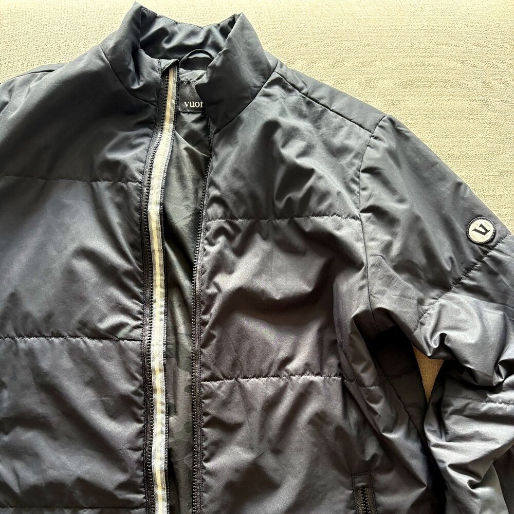 Vuori Camo Zip Jacket with Side Pockets & Adjustable Hem